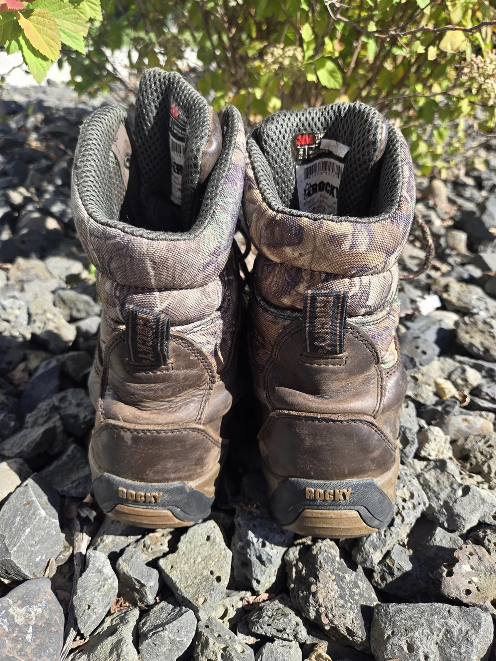 Rocky Men’s Brown Camo Waterproof Hunting Boots